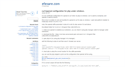 Desktop Screenshot of efexare.com